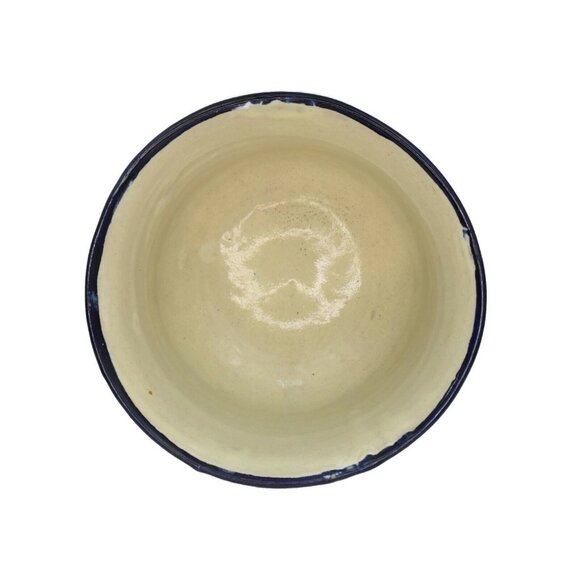 Vintage Mexican Pottery Cachepot Talavera San Pablo Del Monte Tlaxcala Mexico - Picture 7 of 9